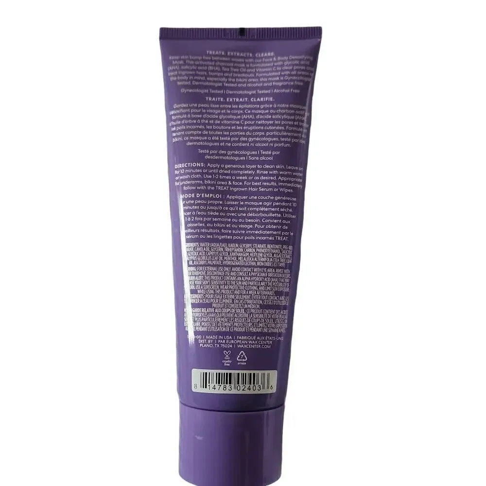 EWC Treat Face & Body Detoxifying Mask Activated Charcoal Treatment